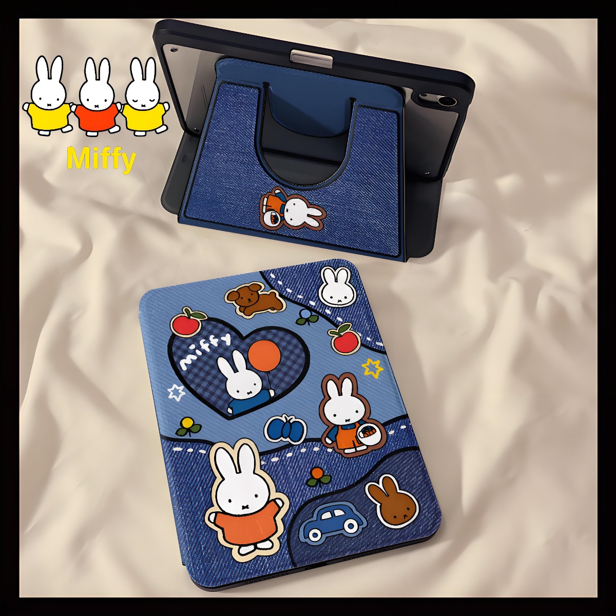Fire Tablet Accessories - Чехол для планшета Kawaii Miffy Rabbit,
