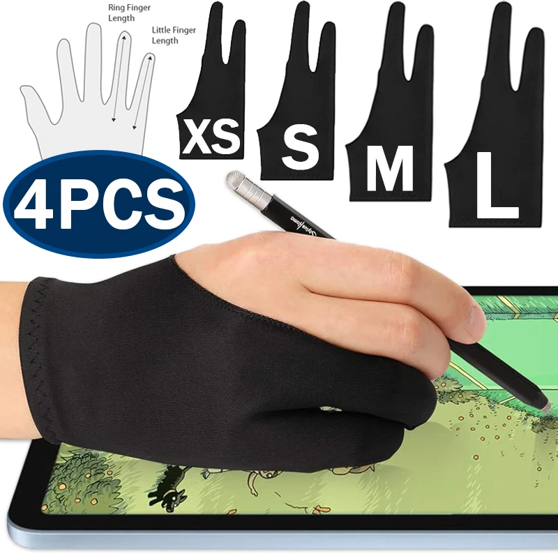 Graphic Tablet Accessories - Перчатки для рисования с защитой от