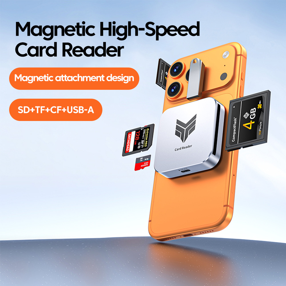 Tablet Reading Accessories - Магнитный адаптер 4-в-1 для чтения карт