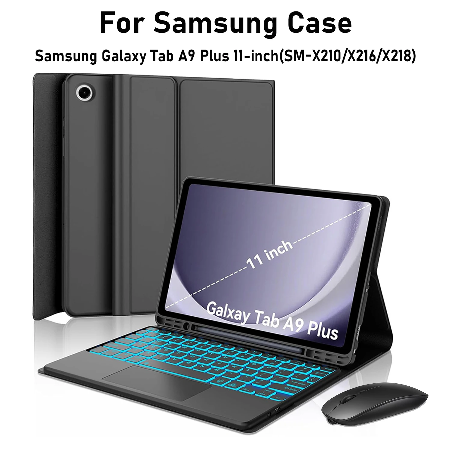 Samsung Tablet Keyboard Accessories - Чехол-клавиатура для Samsung Galaxy Tab A9