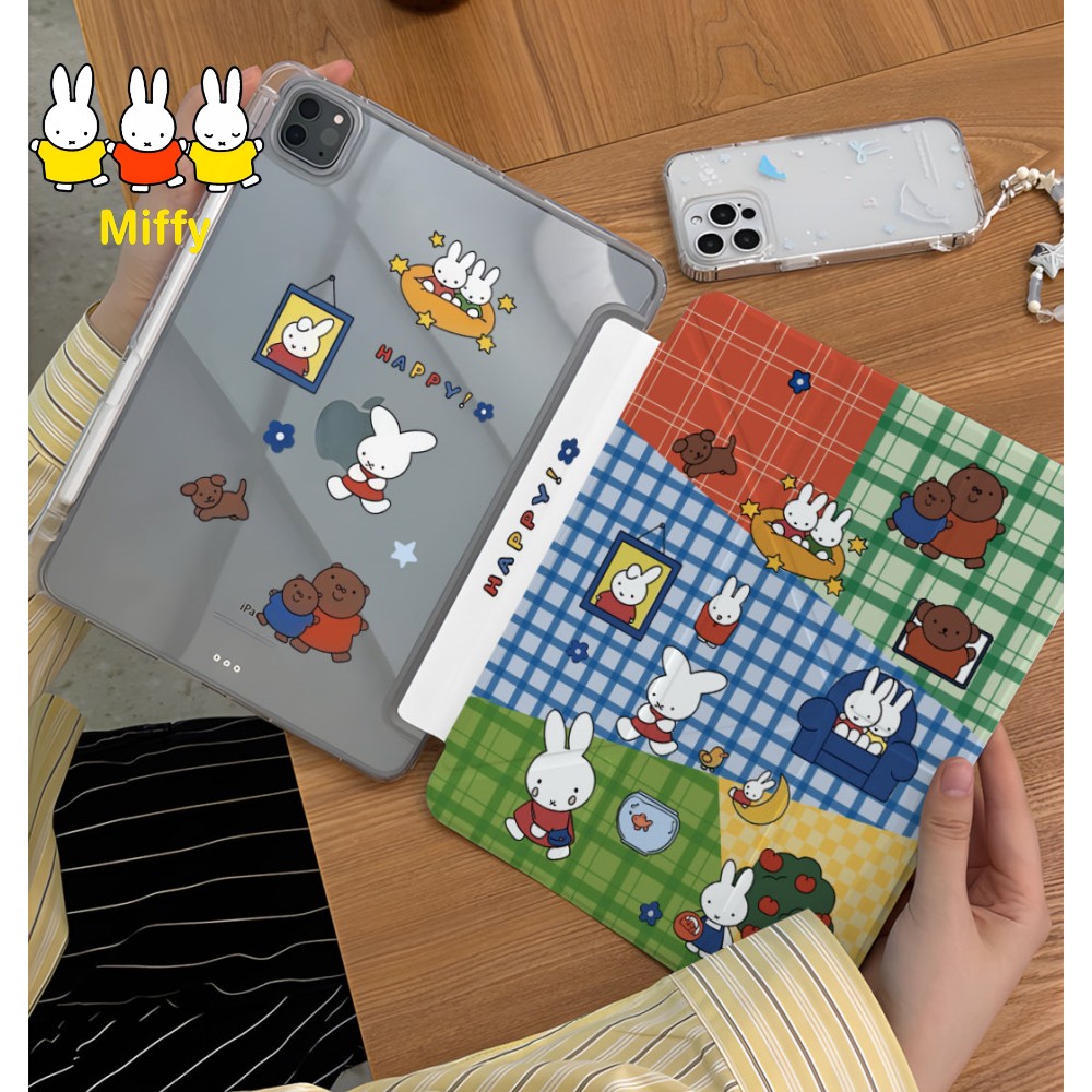 Fire Tablet Accessories - Чехол для планшета Kawaii Miffy Rabbit,