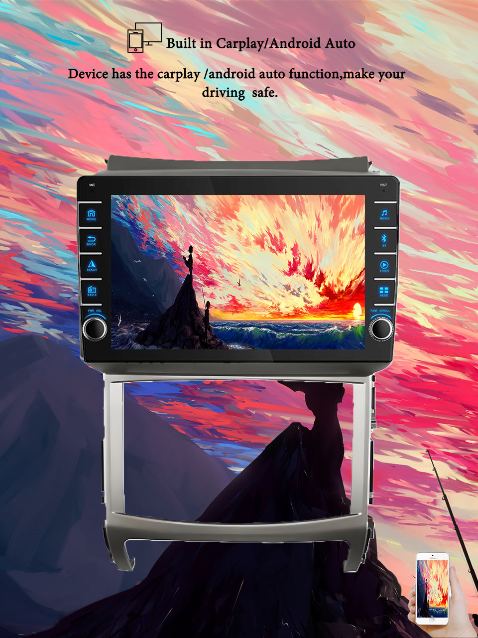 Tablet Danish Mobile & Accessories - 8G + 128G Android14 для Hyundai