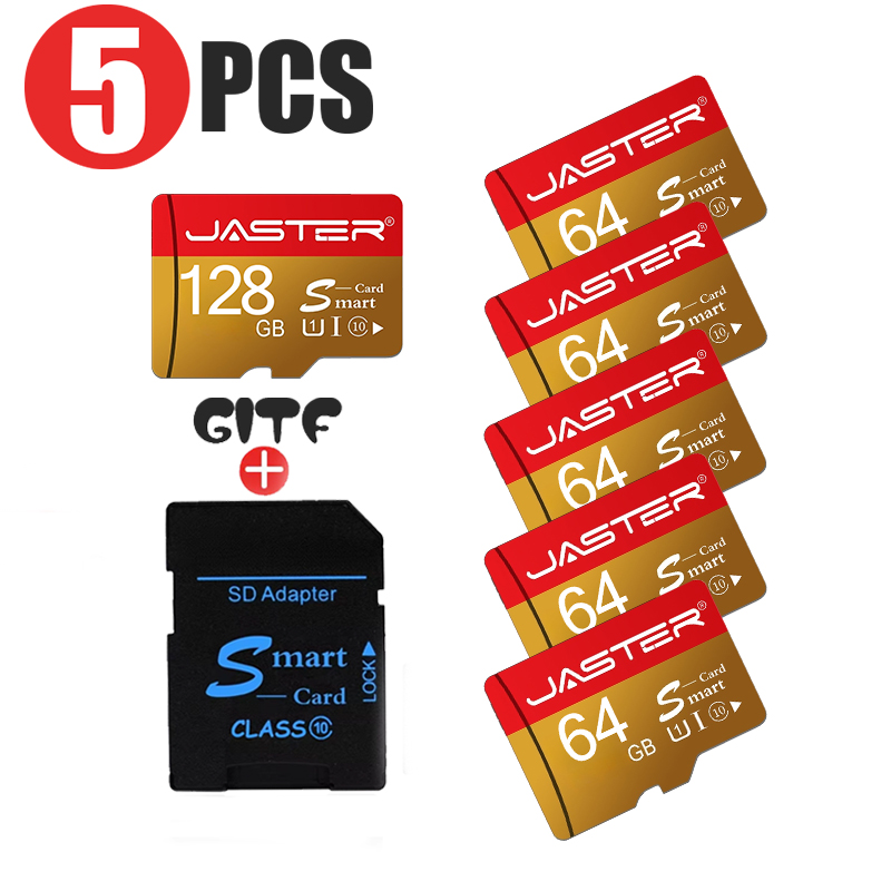 Microsd Card Tablet - НОВЫЕ 5 ШТ. Золотые карты памяти
