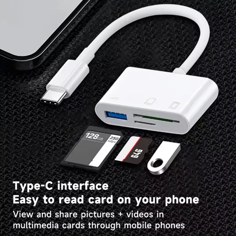 Кабель-кардридер USB-C 3-в-1,  – обзор и цена Microsd Card Tablet