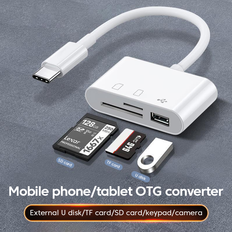 3in - 1 Type - C Читатель карт – обзор и цена Microsd Card Tablet