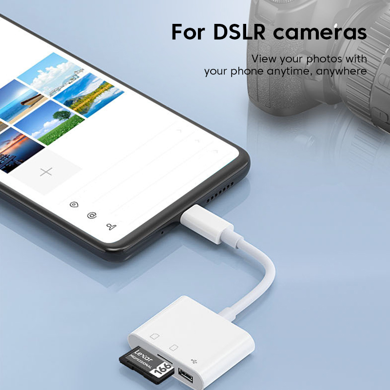 3in - 1 Type - C Читатель карт – обзор и цена Microsd Card Tablet