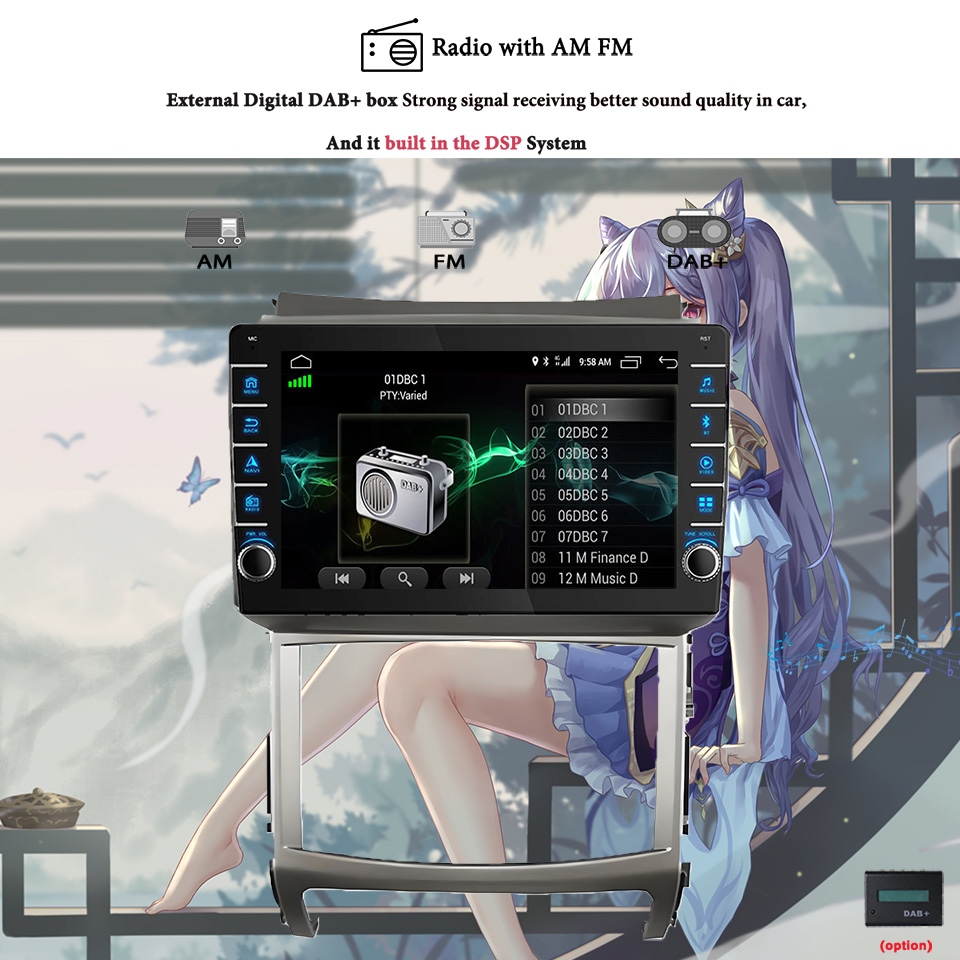 8G + 128G Android14 для Hyunda – обзор и цена Tablet Danish Mobile & Accessories